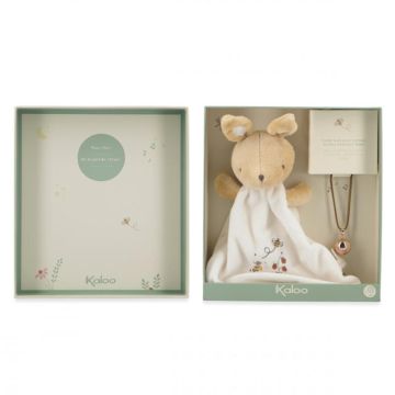 coffret annonce grossesse, bola de grossesse et doudou lapin de la marque Kaloo