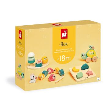 Coffret d'éveil 18 mois en bois, Janod Box