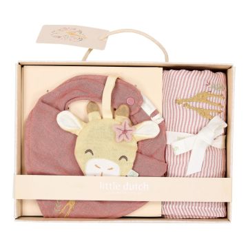 Coffret naissance fille girafe Little Dutch, personnalisable