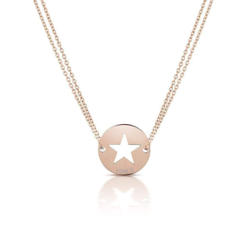 Collier Maman Or rosé avec Etoile, Cadeau pour future Maman, Cadeau Naissance à personnaliser, Aaina & Co, Livraison Gratuite