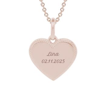 collier coeur à personnaliser