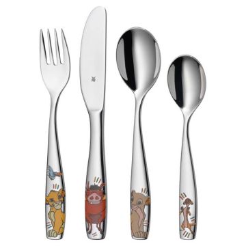 Couverts Disney pour enfant à graver avec prénom enfant, fille ou garçon, Roi Lion WMF