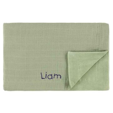 couverture bliss sage, à personnaliser avec prénom enfant