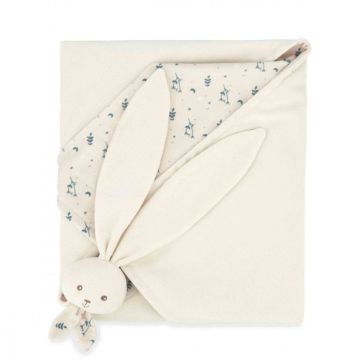 Couverture doudou Kaloo à personnaliser, crème