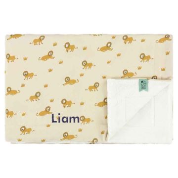 couverture lion à personnaliser