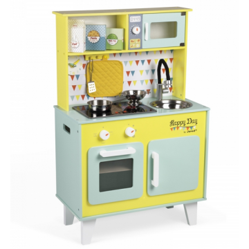 Cuisine Happy Day avec son et lumière de 3 à 8 ans Janod, Livraison Gratuite, Boutique Suisse