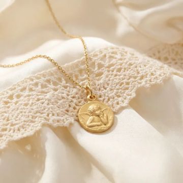 pendentif ange raphael avec chainette