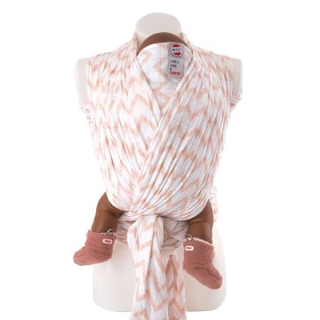 Echarpe Bébé Tissu Respirant Portage Facile 100% coton hydrophile, pour Bébé dès la naissance, Lodger rose, Livraison Gratuite