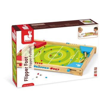 Flipper Baby Foot Jeu garçon de 3 à 8 ans, Jeu en bois Janod