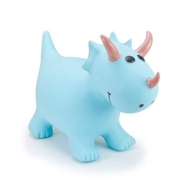 Dino rebondissant, dès 1 an, Triceratops turquoise Happy Hopperz