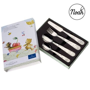 Set de couverts pour enfants gravables de Villeroy & Boch, « hungry as a bear »