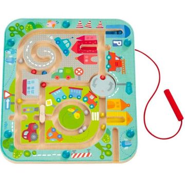 Jeu Haba magnétique Ville labyrinthe, Enfant 2 ans, Haba