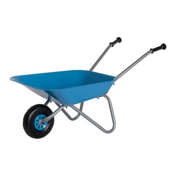 Brouette enfant bleue en métal Rolly Toys