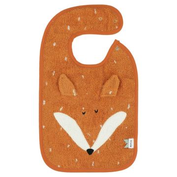 Bavoir bébé renard Mr. Fox avec prénom brodé, Trixie