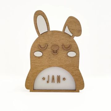 lampe lapin à personnaliser