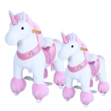 Licorne à roulettes avec Garantie, Pony Cycle pour fille, petit et grand modèle, Idée Cadeau Anniversaire