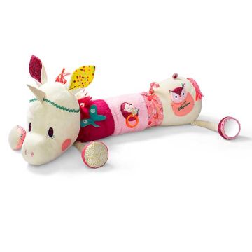 Licorne Louise, grande polochon peluche d'activités pour fille Lilliputiens, Livraison Gratuite