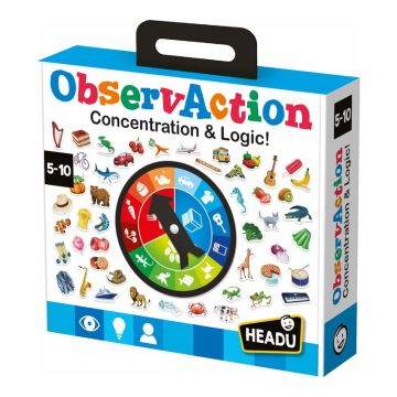 Observaction, jeu d'observation et de rapidité dès 5 ans, Headu