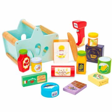 Panier Courses Supermarché Le Toy Van, Jouet Bois, Garçon ou Fille dès 2 ans, Boutique Suisse