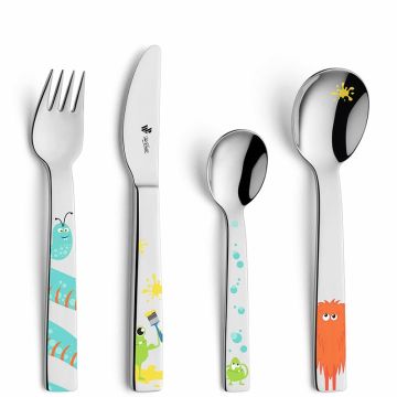 Couverts Petits Monstres à personnaliser, idée cadeau fille garçon 3-4 ans, Paul Wirths