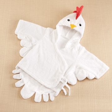 Peignoir pour bébé, à personnaliser avec prénom de bébé, coq