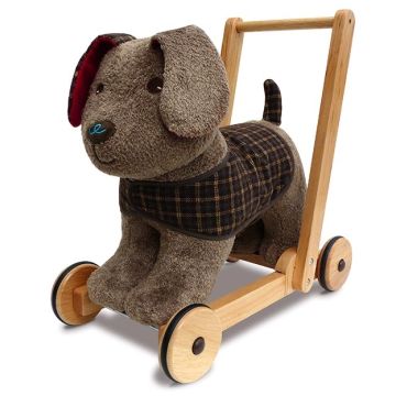 Trotteur Chien Percy Pup dès 12 mois, Bébé apprend à marcher, Little Bird Told Me, Boutique Suisse