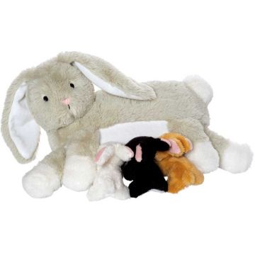 peluche maman lapin