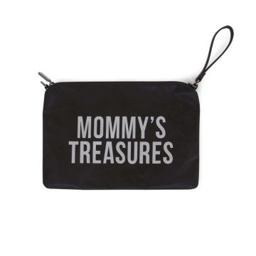Sac Pochette Mommy's Treasures noir Idée Cadeau Maman Childhome