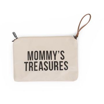 Sac Pochette Mommy's Treasures blanc Idée Cadeau Maman Childhome