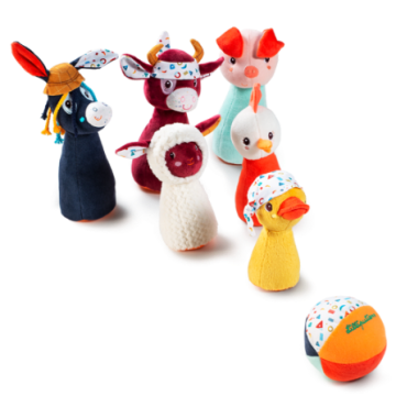 Quilles La Ferme Jeu Bowling pour bébé, Lilliputiens 