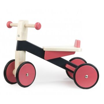 Porteur en bois rose, cadeau dès 1 an, Idée Cadeau Premier Anniversaire Bébé Fille, Livraison Gratuite, Bajo