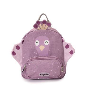 Petit sac à dos dès 2 ans Mrs. Peacock – Trixie, à broder