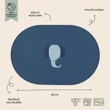 set de table éléphant, trixie baby