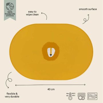 set de table lion à personnaliser avec prénom d'enfant