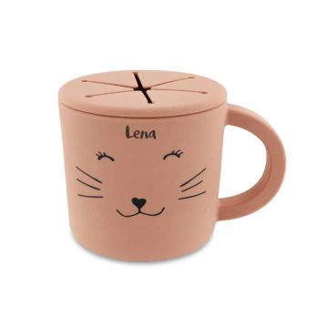 tasse à gouter pour bébé, trixie baby, chat