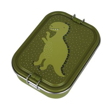 boîte à goûter avec compartiments, dino