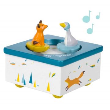 Boîte à musique Bois, Idée Cadeau Naissance Bébé, Unisexe, Olga, Moulin Roty