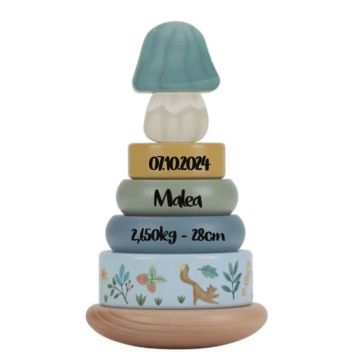 tour à empiler little dutch, forest friends, à personnaliser