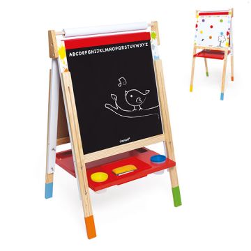 Splash Tableau Réglable pour enfant Tableau noir pour dessiner, Janod