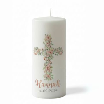 bougies de baptême pour fille