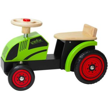 Porteur Tracteur Bois Ecologique, Cadeau Enfant 18 mois, Spielba Livraison Gratuite