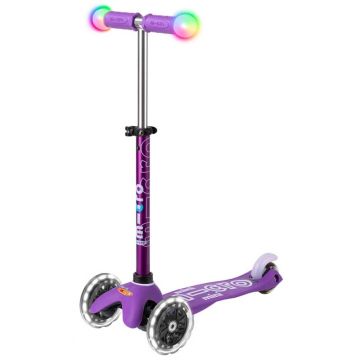 Trottinette lumineuse Mini Micro Deluxe Magic purple, 2 - 5 ans, Livraison Gratuite
