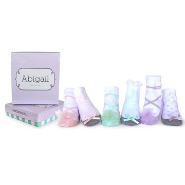 Coffret Chaussettes bébé fille Abigail Trumpette Idée Petit Cadeau Naissance Bébé Fille