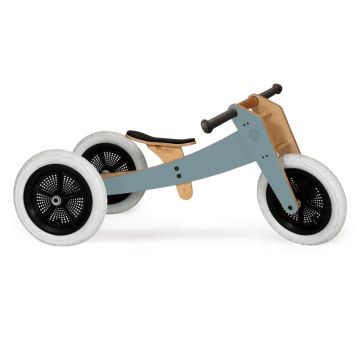 vélo évolutif, wishbone bike bois, bleu
