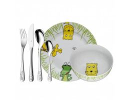 Couverts Assiette Enfant Safari, à personnaliser en gravant prénom WMF