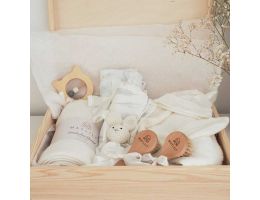 grand coffret naissance, maylily, beige