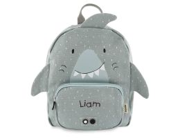 sac à dos requin à broder avec prénom enfant