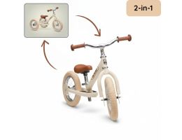 vélo trybike creme avec panier, 2 en 1