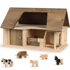 Ferme en Bois Trauffer 100% Suisse, Jouet Durable Enfant dès 2 ans, Qualité Suisse, Livraison Gratuite