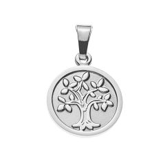 pendentif arbre de vie or blanc
